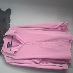 Denim& Co Long Sleeve 3XL Pink Top PTP:31"